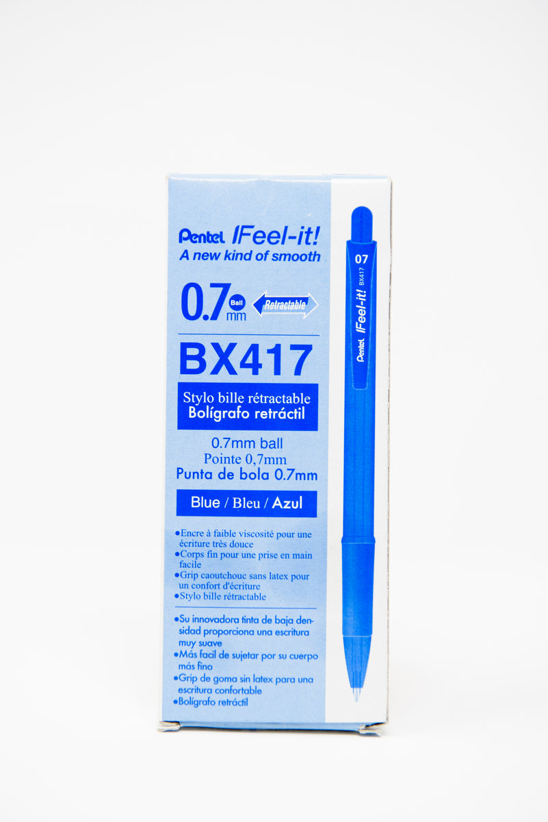 VEATM REVIVAL COLOR BLOCK L サイズ BOLIGRAFO RETRACTIL BX417 AZUL PENTEL – cia-atlas