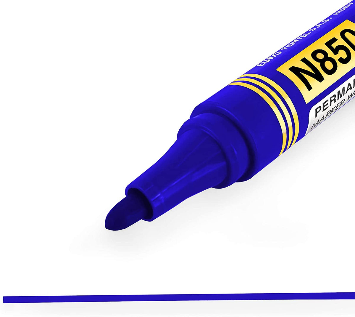 MARCADOR PERMANENTE N850 PUNTA REDONDA NEGRO PENTEL – cia-atlas
