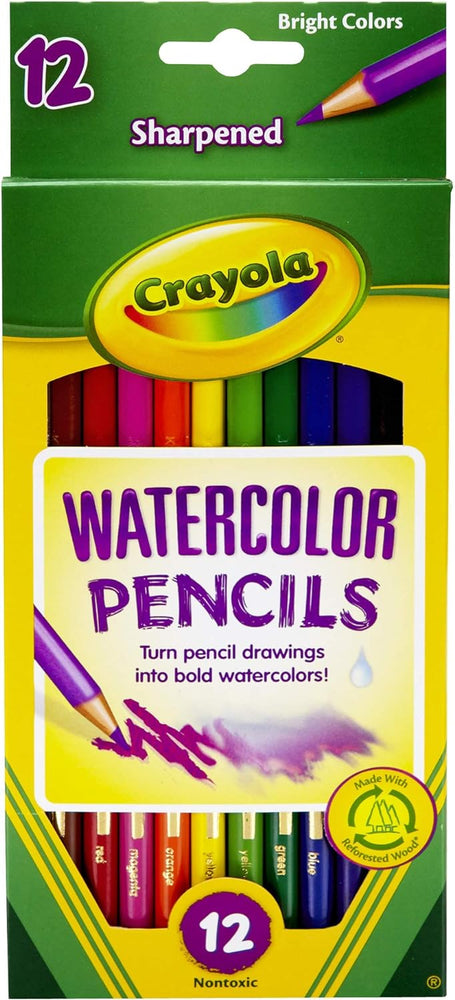 LAPICES 12 ACUARELABLES 68-4302 CRAYOLA