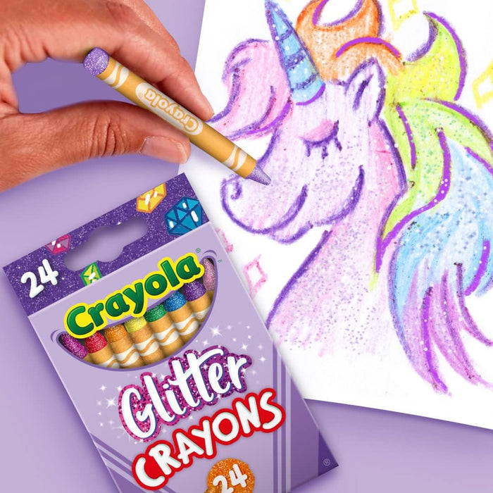 CRAYONES 24 ESCARCHA 52-3715 CRAYOLA