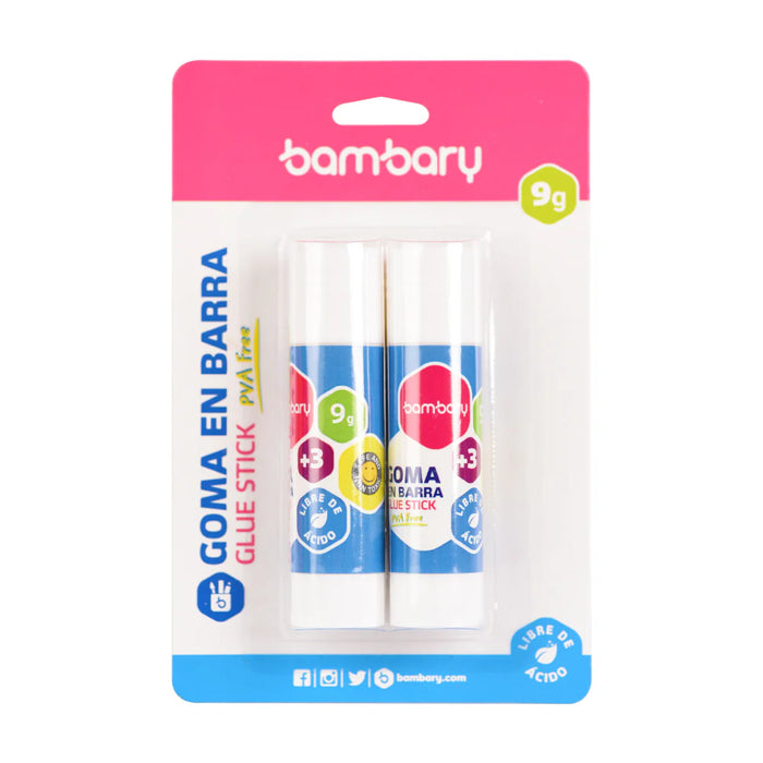 GOMA EN BARRA 15 GR BLISTER (2) 225-5002/015 BAMBARY