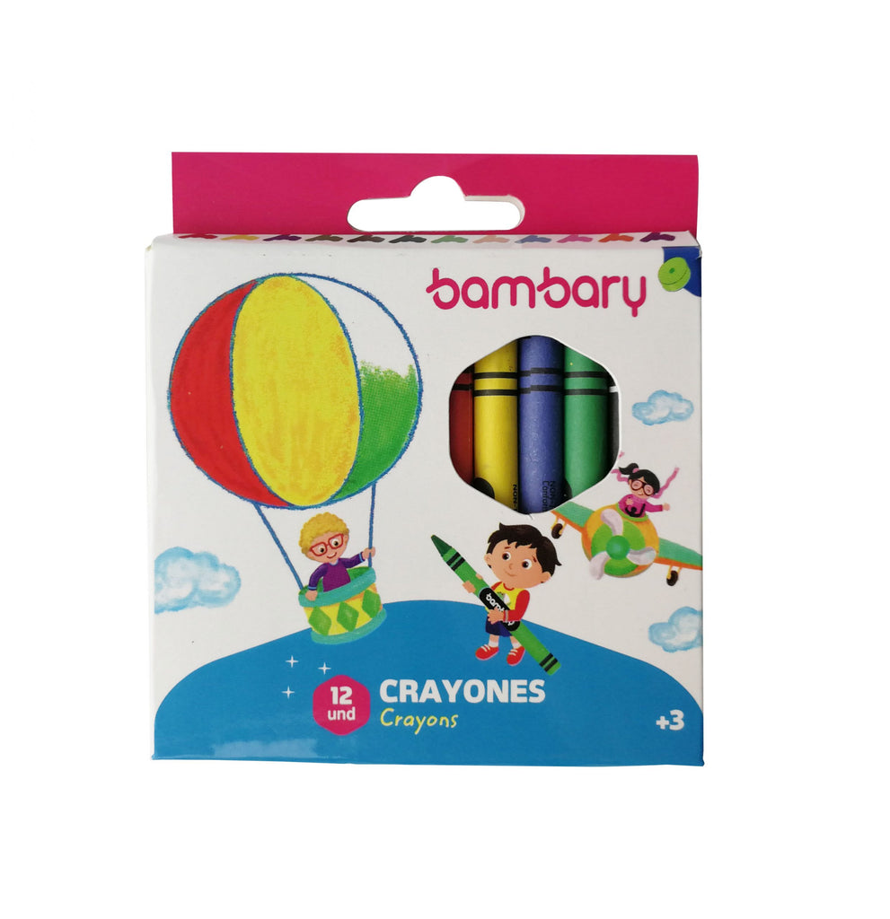 CRAYONES (12) REDONDOS 205-2015/200 BAMBARY