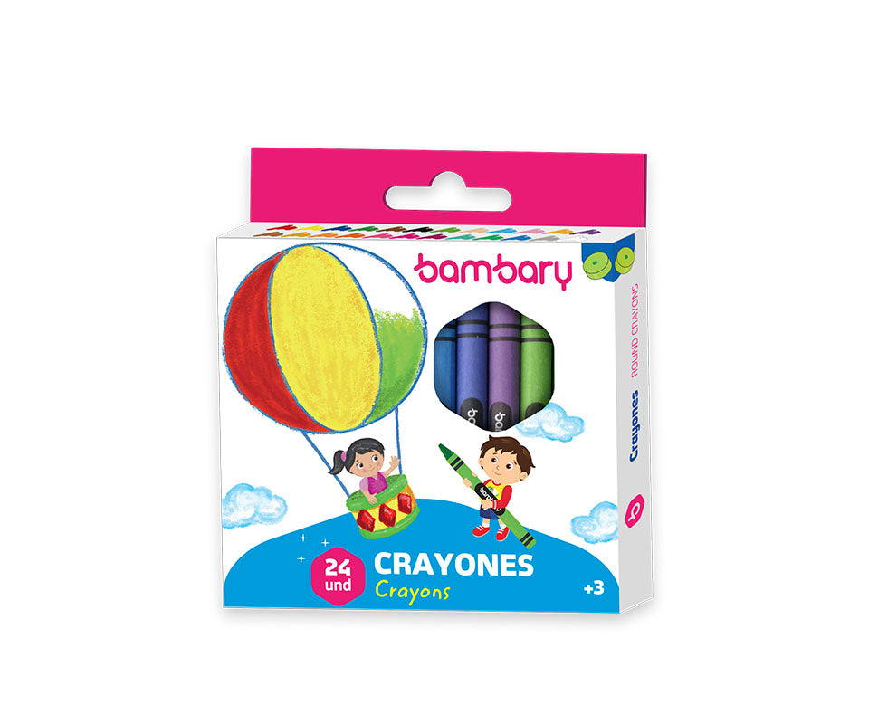 CRAYONES (24) REDONDOS 205-2015/201 BAMBARY