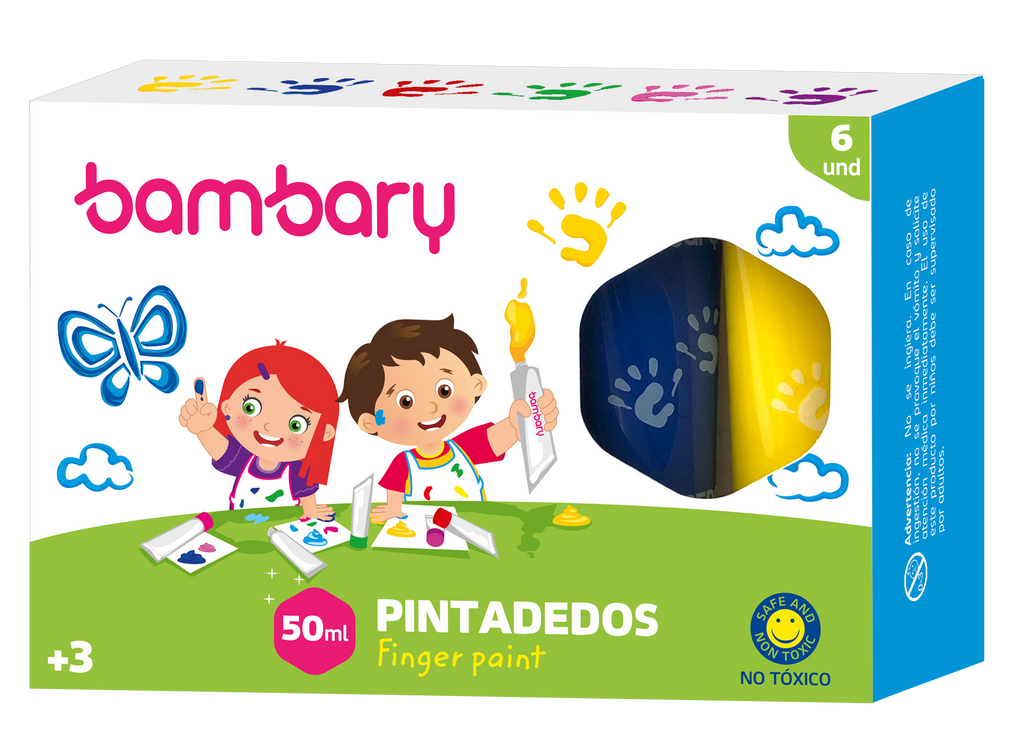 PINTA DEDOS (6) TUBO 50ML 210-2030/050 BAMBARY