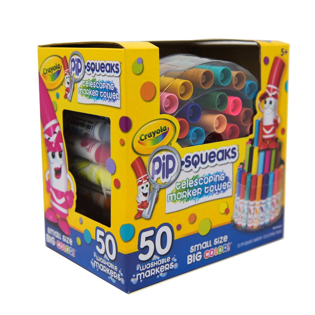 TORRE DE MARCADORES 50 PIP SQUEAKS 58-8750 CRAYOLA