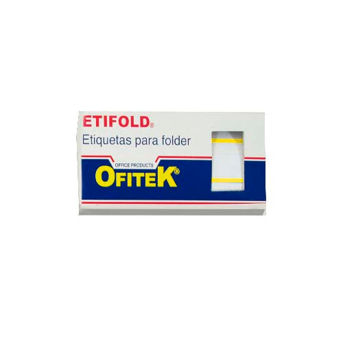 Etifold - Etiquetas para rotular folders. 5/8" x 3 1/2"