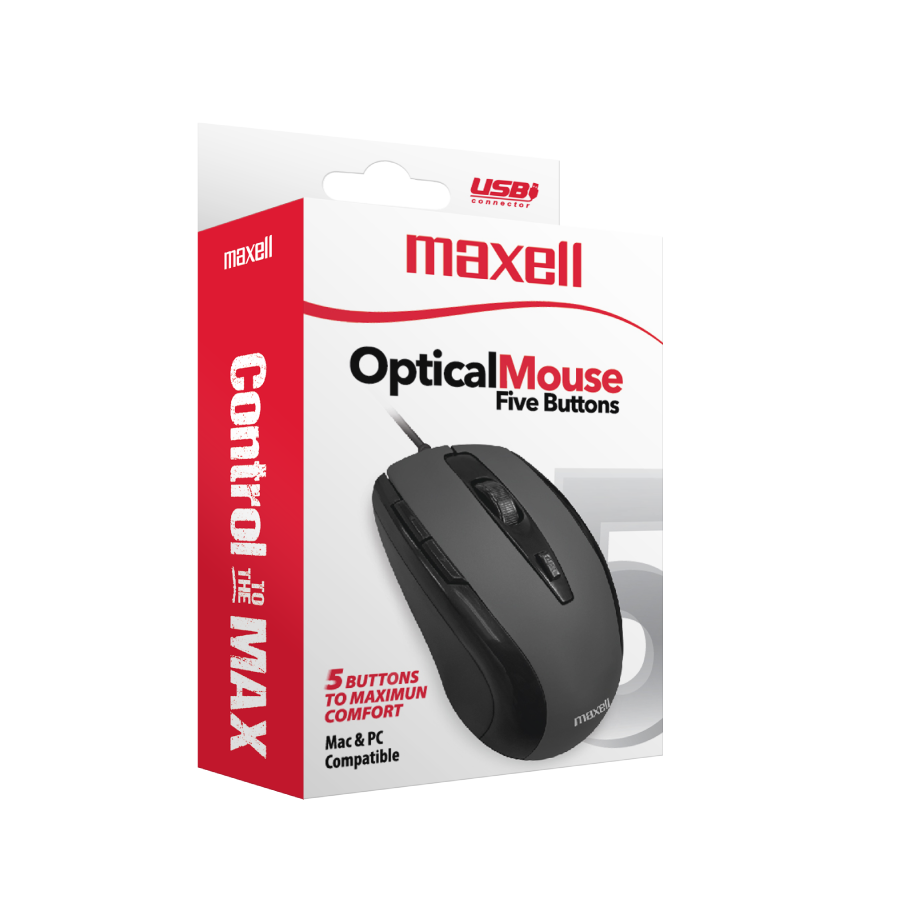 MAXELL MOUSE OPTICO MOWR-105 (348416)