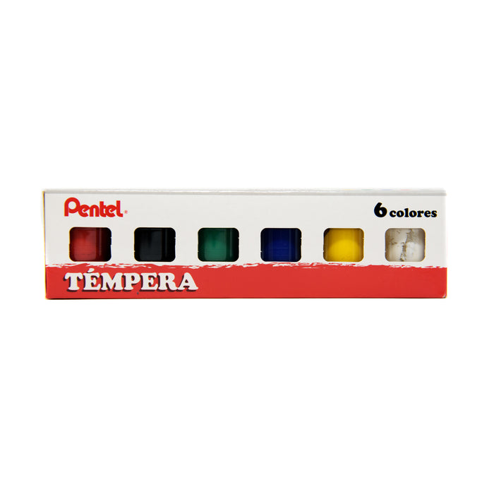 Témpera 6 Colores 15ml Pentel
