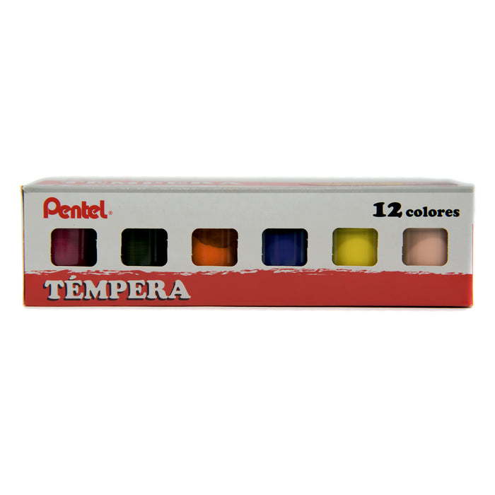 Témpera 12 Colores 15ml Pentel