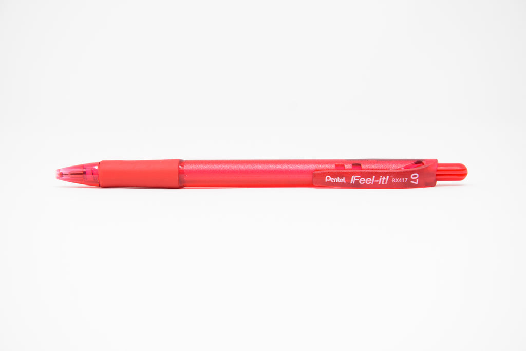 BOLIGRAFO RETRACTIL BX417 ROJO PENTEL