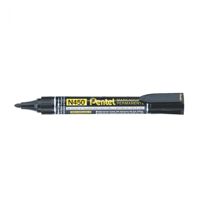MARCADOR PERMANENTE N450 RELLENABLE PENTEL – cia-atlas