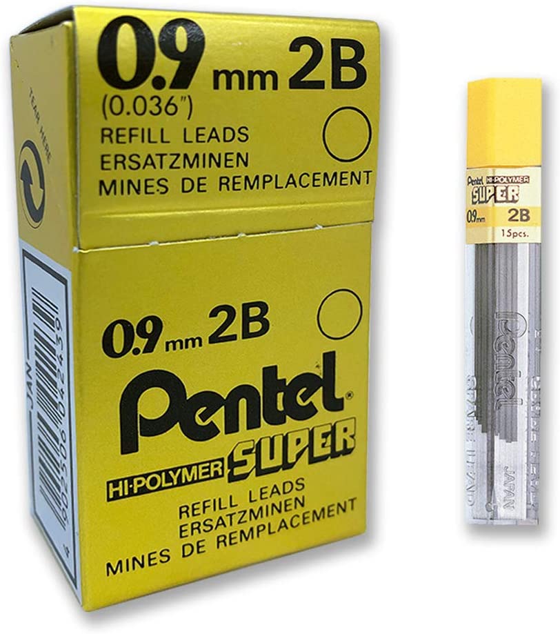 MINAS LAPIZ MECANICO 0.9 PENTEL – cia-atlas