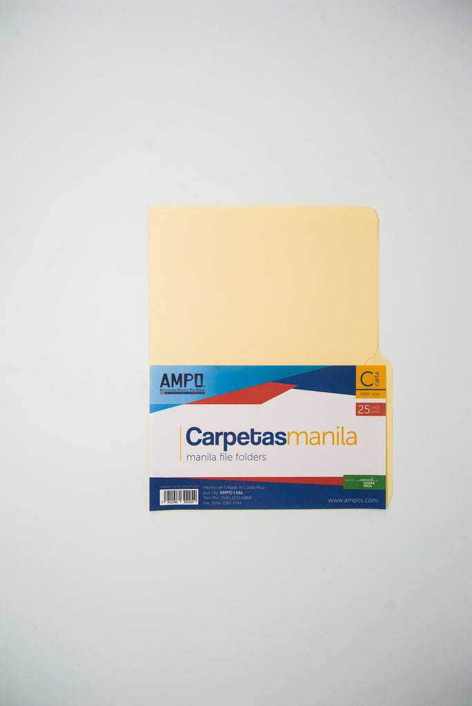 FOLDER 8 1/2 X 11 CARTA  AMPO