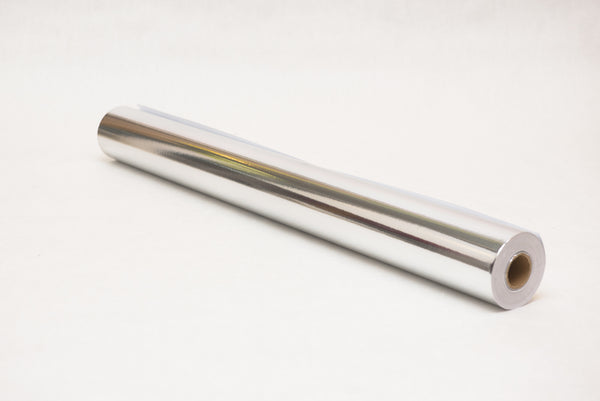 PAPEL MURAL METALICO PLATEADO 35'' X 50 YARDAS