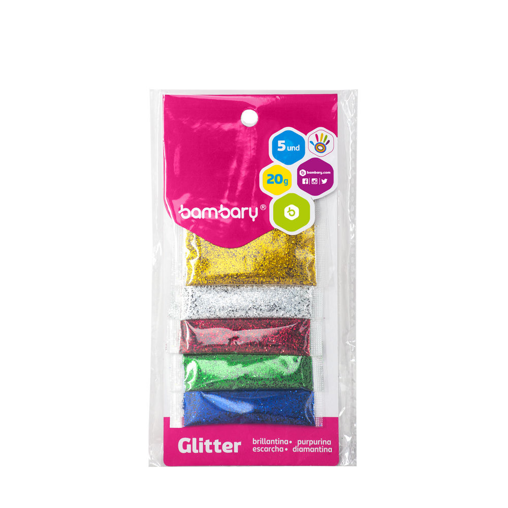 ESCARCHA EN SOBRES (5) 20 GR METALIZADO 390-0170/070 BAMBARY