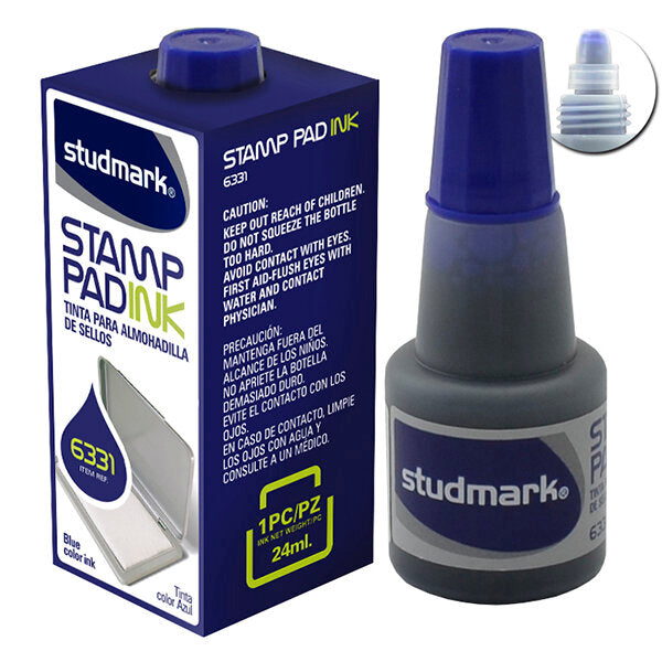 TINTA PARA SELLO 24ML PUNTA GOTERO ST-6332 STUDMARK