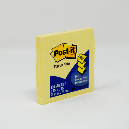 QUITA Y PON 330-YW 3x3 AMARILLO 3M