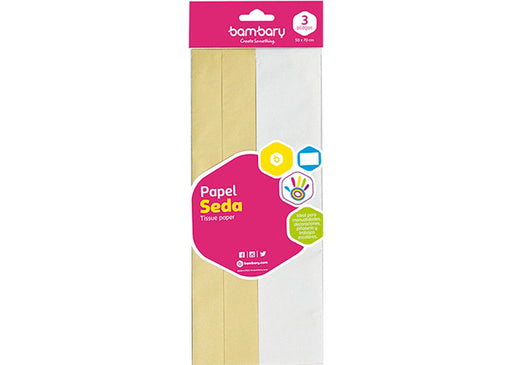 PAPEL SEDA METALIZADO (SET 3) 117-7045/070 BAMBARY